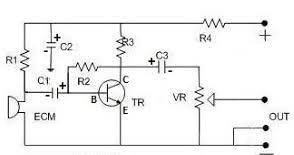 The phantom power supplied to the microphone by the microphone input is around 48 v. Schema Sederhana Pre Amp Mic Condensor Menggunakan Transistor