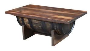 Each of these must be: Whisky Barrel Coffee Table From Dutchcrafters Amish Furniture