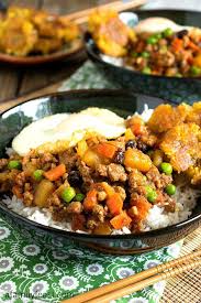 Filipino Picadillo A Delicious One Skillet Dinner Made With Ground Beef Potatoes Raisins And Vegetables I Indian Food Recipes Vegetarian Picadillo Recipes