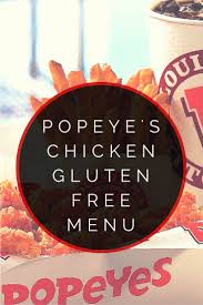 * please keep in mind that most fast food restaurants cannot popeyes chicken sandwich ingredients. Popeyes Gluten Free Menu Is It By Urban Tastebud Gluten Free Menu Gluten Free Fast Food Gluten Free Restaurants