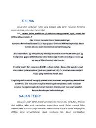 Check spelling or type a new query. Laporan Hasil Praktikum Uji Makanan