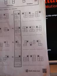 Define the terms transformation , translation , reflection , and rotation. Translation Rotation And Reflectionplease Help Me Identify Each Shape As Translation Rotation Brainly Com