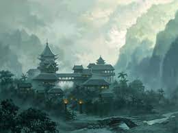 Asian Fantasy Town Desktop Nexus Wallpapers Fantasy Town Fantasy Landscape Asian Architecture
