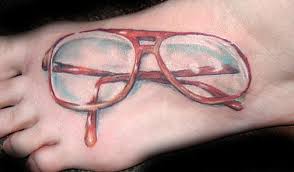 If you haven't find a human model you're looking for, contact us and we find a solution! Realistic Glasses Tattoo By Evan Olin Tattoonow
