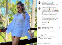 Março 29, 2020abril 14, 2020 andressa fonseca zanon buteco em casa, gusttavo lima, live fugindo da tradicional live voz e violão do instagram, o cantor e compositor gusttavo lima realizou no sábado, 28, em. Com Look Todo Branco Andressa Suita Surge Deslumbrante Para Live De Gusttavo Lima Marcia Piovesan