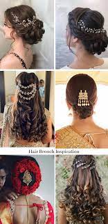 Such vintage hair pins are generally used to give an awesome look to your hair style and they also hold your hair for a long period so that they don't mess up. Latest Bridal Hair Brooch Inspiration Indian Wedding Inspiration Bridal Inspiration Bridal Hair Brooch Hair Brooch Bridal Hairdo