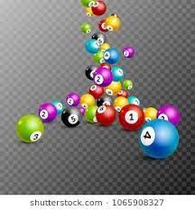 Bingo Lottery Balls Numbers Background Lottery Game Balls Lotto Winner Casino Falling Bonus Balls Template Bingo Lottery Lottery Games