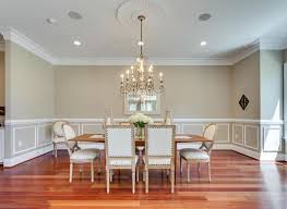 Traditionally made of wood, it served to division of color after your chair rail is installed on your dining room walls, use the rail to divide two different colors. Two Tone Dining Room Ideas Pictures Designing Idea