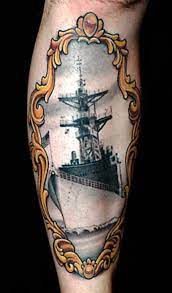 Sailor jerry was a well know sailor and he loved ships. 50 Incredible Navy Tattoos Ideas
