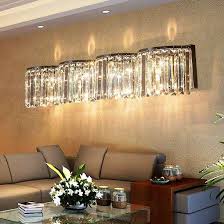 Wac lighting offers architectural products, decorative lighting, and landscape lighting focuses on addressing known problems or meeting unfulfilled needs with lighting solutions in commercial, residential, and hospitality settings. Luxury Large Horizontal Crystal Wall Sconce Lamp For Living Room Guest Room Long Crystal Bar Led Wall Light Bedroom Big Modern Arandela Large Horizontal Crystal Wall Sconce Lamp For Living Room Guest Room