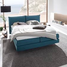 Time wohnwand #990013 ist vieles in einem: Boxspringbett Von Hulsta In Blau Ca 180x200 Cm
