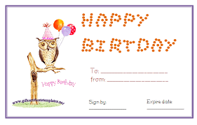 One great alternative is to use the tools on your computer. Owl Birthday Gift Certificate Template Pinned By Www Myowlbarn Com Gift Certificate Template Owl Birthday Birthday Certificate
