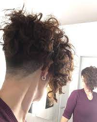 Just Short Haircuts Nothing Else If You Re Thinking Of Getting An Undercut Sidecut Pixie Or Any Short Curly Hair Curly Hair Styles Short Hair Undercut