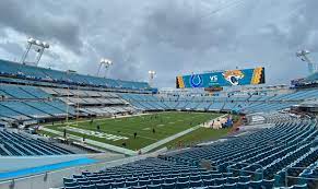 Originally named jacksonville municipal stadium, the home of the jaguars got a new name on the. Tiaa Bank Field Jacksonville Jaguars Football Stadium Stadiums Of Pro Football