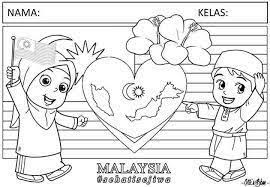 Poster mewarna malaysia sehati sejiwa art for everyone. Lukisan Hari Kemerdekaan Google Search Free Coloring Pictures Islamic Kids Activities Free Coloring