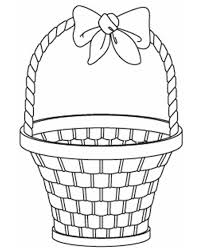 Have fun with these printable easter coloring pages of easter basket! Empty Easter Basket Coloring Page Book For Kids