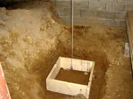 Do lally columns need to be set below grade of the floor, or can they be mounted in the same manner as the current jack columns, sitting upon the concrete pillar pad and mounted to the joist with mounting plate. Replace Temporary Lally Columns Install Permanent Lally Column Beam Support Ma Ri Nh Ct
