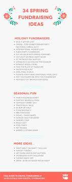 34 Spring Fundraising Ideas For Nonprofits Charity Fundraising Spring Fundraiser Fundraising Activities