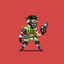 Apex legends currently has one bonus heirloom set available, which contains three items for wraith. Apex Legends Pixel Arte Pixel Art Anime Pixel Art Apex