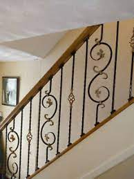 Inside of this reworked victorian schoolhouse in just nottinghamshire, england, the house owners took down the curtains in just the laundry room and repurposed the decrease rod into a plant rack. Wrought Iron Metal Stair Staircase Spindles External Decking Balustrade Pickets Ebay
