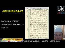 Takiyuddin on wn network delivers the latest videos and editable pages for news & events, including entertainment, music, sports, science and more, sign up and share your playlists. Bacaan Al Quran Ustaz Takiyuddin Youtube