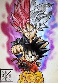 Check out amazing dragonballz artwork on deviantart. Split Drawing How To Draw Anime Colourful Drawing Anime Characters Dragon Ball Super Art Dragon Ball Wallpapers Dragon Ball Art