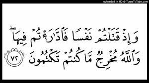 And we have subjected the same for them that some of them they ride and some others they eat. Al Baqarah Ayat 72 Youtube