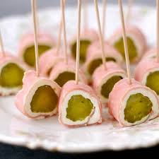 Ham Cream Cheese Pickle Roll Ups Recipe Yummly Recipe Pickle Roll Ups Homemade Ham Snacks