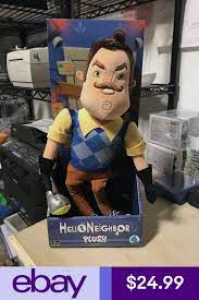 Hello Neighbor Jumbo Large 16 Plush Flashlight Exclusive Unreleased New In Box Plush Flashlight Movie Characters