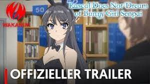 Maybe you would like to learn more about one of these? Rascal Does Not Dream Of Bunny Girl Senpai Offizieller Trailer Omu Youtube