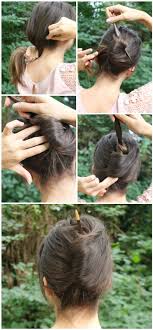 Start with a little bit of natural texture to give your hairstyle some body. French Twist Using A Hair Stick Hair Sticks Chopstick Hair French Twist Hair