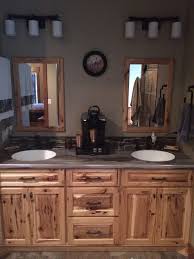 This 60 hickory bathroom vanity is perfect for your bathroom remodel or new construction. Rustic Hickory Double Vanity Shannon Cabinets