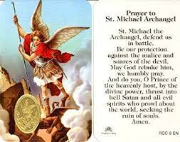 It is during the war in heaven archangel michael conquers satan. Archangel Michael Prayer Saint Michael The Archangel Prayer