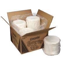 2:spray as much clay as you need then kneed the clay in your hand.keep adding water if necessary. Crayola Air Dry Clay No Bake Clay Gift For Kids 25 Lbs White Walmart Com Walmart Com