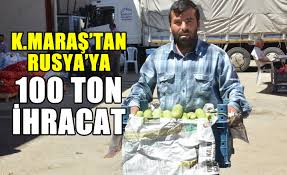 Kahramanmaras In Elbistan Ilcesinden Rusya Ya 100 Ton Kabak Ihracati Yapildi Haberi