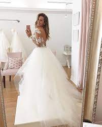 Long Sleeve Low Back Ball Gown By Hayley Paige Ballgowns Gownswithsleeves Hayleypaige Wedding Dresses Hailey Paige Wedding Dresses Wedding Dresses Blush