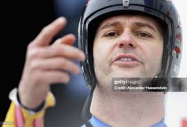 Tony Benshoof of the USA reacts during the Viessmann Luge World Cup... News  Photo