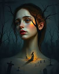 Dark surrealism art in southern Italy