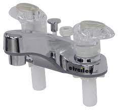The shower diverter valve lets you enjoy modern luxuries in the bathroom, such as installing a shower over the tub. Phoenix Faucets Catalina Rv Bathroom Faucet W D Spud Dual Lever Handle Chrome Phoenix Faucets Rv Faucets Pf222341