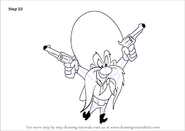 Also check out our other coloring sheets with a variety of drawings to print and paint. Learn How To Draw Yosemite Sam From Looney Tunes Looney Tunes Step By Step Drawing Tutorials