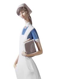 Sculptures, high porcelain, lighting, home accessories Amazon Com Lladro Nurse Figurine Porcelain Nurse Figure Home Kitchen