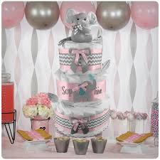 Create three tiers for this diaper cake; 40 Best Baby Shower Ideas For Girls Unique Gifts Decorations And Food Dodo Burd