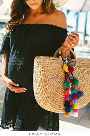 Outfit For The Beach Emily Gemma The Sweetest Thing Blog Emilygemma Thesweetestthingblog Maternity Clothes Summer Babymoon Outfits Beach Maternity Outfit