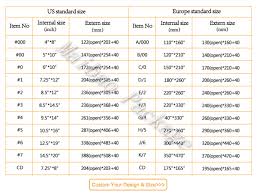 padded mailer size chart bedowntowndaytona com