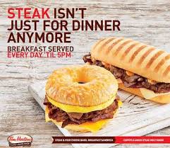 At Timmies Did You Know You Can Get An Angus Steak Egg Breakfast Sandwich In The Morning And An Angus Angus Steak Egg Sandwich Breakfast Breakfast Sandwich