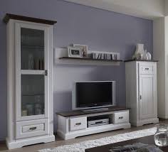 Wohnwand Pinie Massiv Weiss Cognac Woody 155 00018 Haus Deko Landhaus Mobel Wohnen