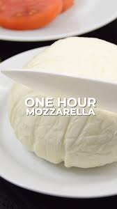 One Hour Mozzarella Cheese Video Recipe Video Homemade Mozzarella Cheese Homemade Cheese Milk Recipes