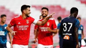 Saiba a que horas e em que canal pode assistir a todos os jogos do benfica em direto. Benfica Marselha 1 1 Aguias Empatam No Derradeiro Ensaio Antes Da Champions Benfica Jornal Record