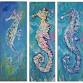SIP & PAINT: Seahorse with Acrylics and Texture Medium event image