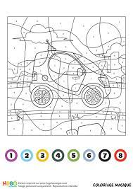 Une fois votre niveau choisi, il faudra effectuer les calculs et choisir la couleur adéquate. Coloriage Magique Ce1 Une Mini Voiture